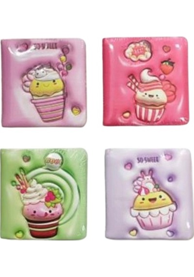 Sukuşi Not Defteri 96 Sayfa 9,5x10cm Kek - 3 Adet Çok Renkli