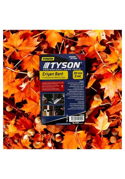 Tyson Eriyen Bant Kendinden Kaynar Tamir Bandı 20 Mm 3 Metre