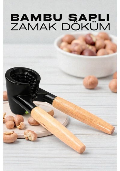 Bambu Döküm Fındık Ceviz Kıracağı Kw-1109 Döküm Siyah