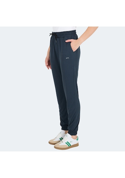 Slazenger KAIDA IN Kadın Cepli Dar Paça Koyu Gri Eşofman Altı
