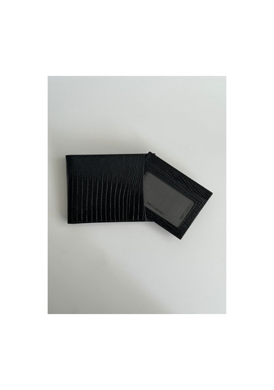 Shop Hakiki Deri Erkek Cüzdan, 2'si 1 Arada Çıkarılabilir Kartlıklı Kertenkele Syh - 931991637 Kertenkele Syh