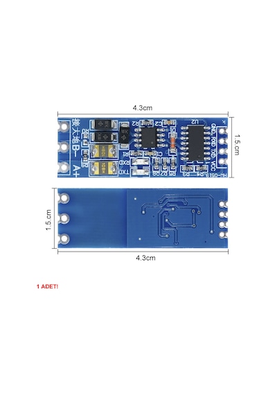 UART TTL to RS485 Modül Otomatik Yön Kontrol AFC  Endüstriyel Tip Com Seri Port Sinyal Çevirici