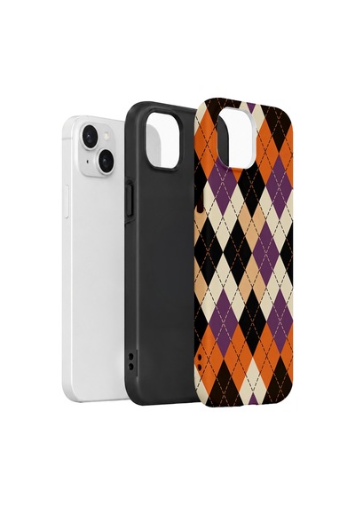 Velvoria Valestra Harvest Argyle Apple iPhone Uyumlu 14 Darbe Korumalı Kılıf Valestra Select - Harvest Argyle