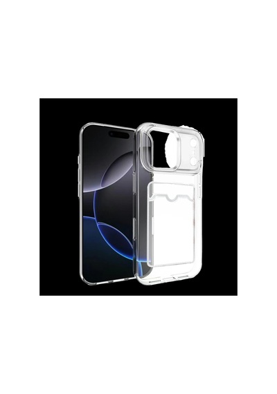 Apple İphone 17 Pro Kart Şeffaf Silikon