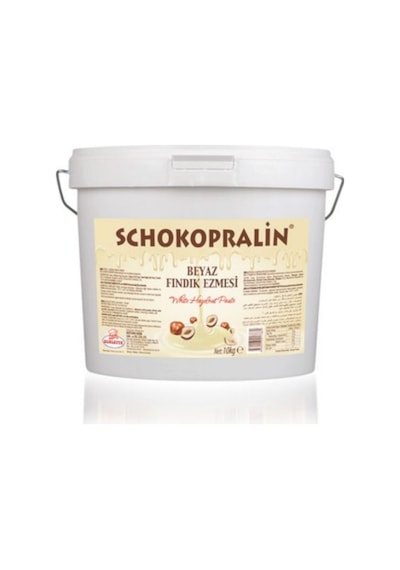 Katsan Ovalette Schokopralin Beyaz Fındık Ezmesi 10 KG