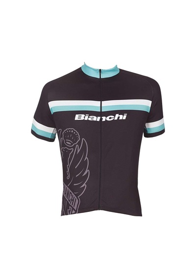 Bianchi Sport Kısa Kol Forma Siyah/Celeste/Beyaz(Xxl) Mavi - Siyah