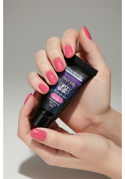 30ml Pembe Protez Tırnak Jeli Poly Jel Tırnak Uzatma Jeli Polygel Polijel Poly Gel Pembe
