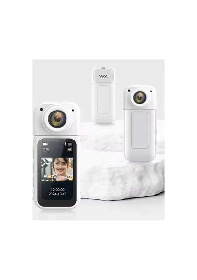 Magicool S70 Mıknatıslı Yaka Kamerası Hd Kalite, 30 Fps, Kolay Bağlantı, Boyun Askısı 2.7k Siyah