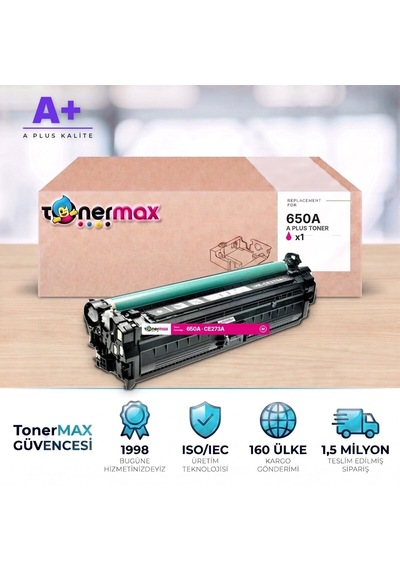 Hp 650a Ce273a Kırmızı Uyumlu Toner A Plus / Color Laserjet Enterprise Cp5525 / M750