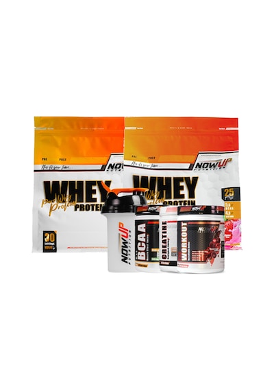 Spor Tutkunlarına Xl Paket 2x Whey Protein, Pre-workout, Bcaa, Kreatin, Shaker Karışık