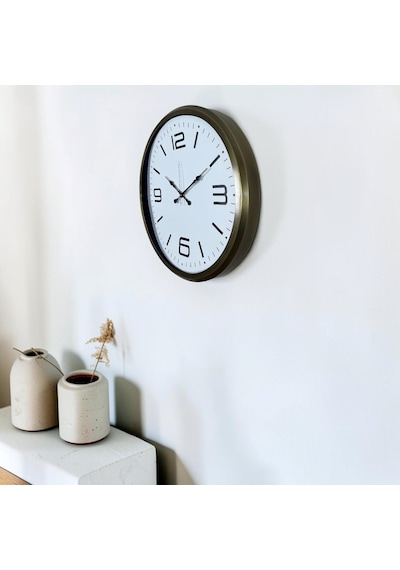 Eskitme Modern 52 Cm Metal Dekoratif Duvar Saati çok Renkli