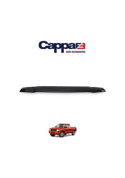Cappafe Ford Ranger 2002-2006 Ön Kaput Koruma Rüzgarlık 4Mm Abs