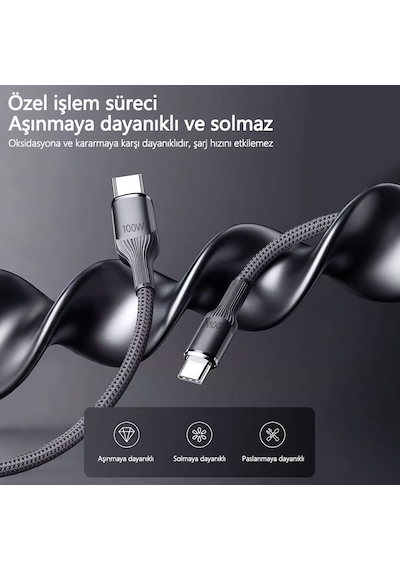 Apple Usb Şarj Kablosu 1 5 Metre iPhone 6 14 Uyumlu Carplay Destekli Pd 27w Hızlı Type c
