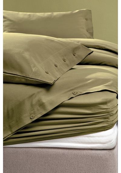 Yataş Bedding Plain Tek Kişilik Ranforce Yıkamalı Nevresim Takımı - Yeşil