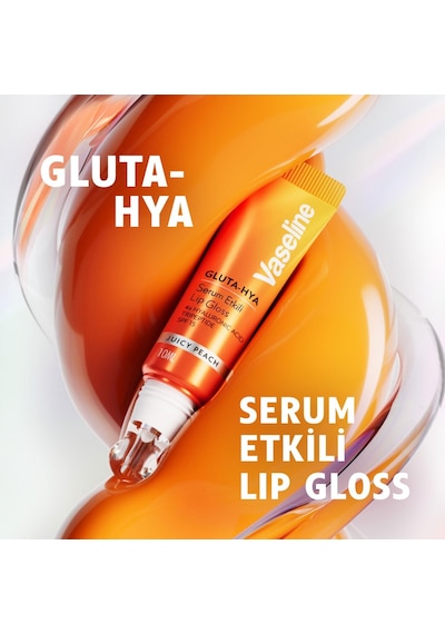 Gluta Hya Serum Etkili Lip Gloss Juicy Peach