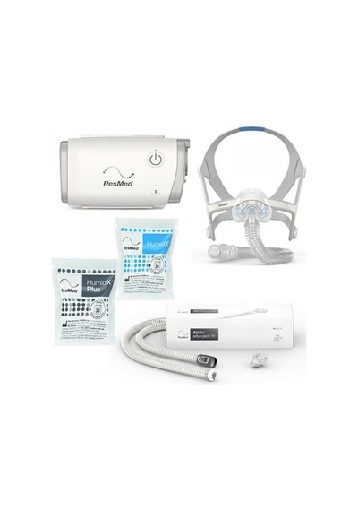 Resmed AirFit N20 CPAP Başlıklı Silikon Burun Maskesi AirMini Bağlantısı