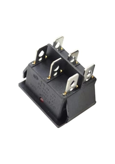 Tekli Soba Anahtarı 6 Pin Geniş Işıklı On-off Ic-105
