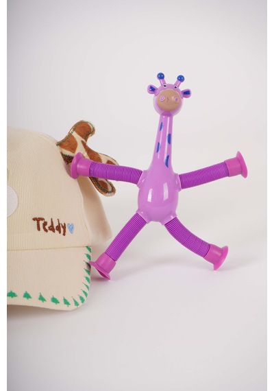 Miniko Kids Kitti Erkek Çocuk Çıkabilen Uzayan Oyuncaklı Işıklı Şapka Renkli