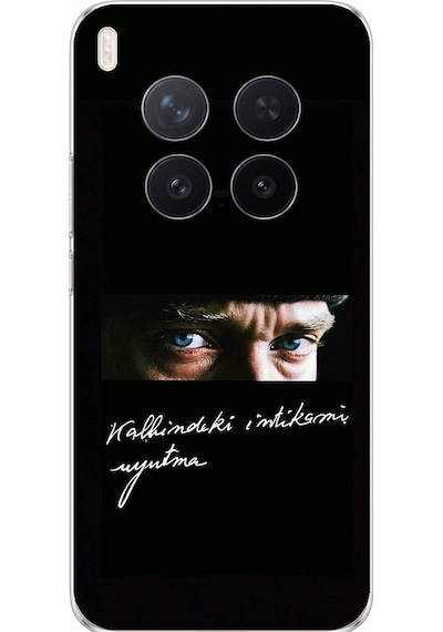Vivo X300 Pro Uyumlu Atatürk Derin Bakış Andolsun Baskılı Silikon Kılıf Renkli