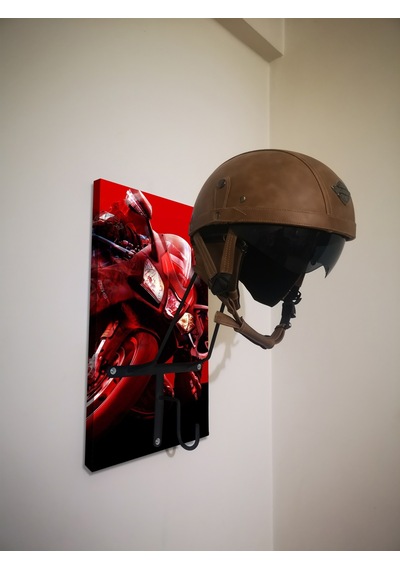 Özel Fotoğraflı Kask Askısı Motorcu Kask Askısı, Personalv4