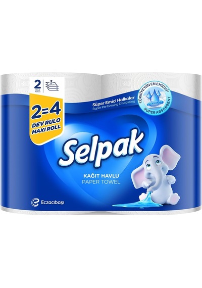 Selpak Kağıt Havlu Dev Rulo 2 4