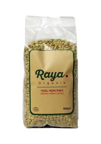 Raya Organik Yeşil Mercimek 500 G
