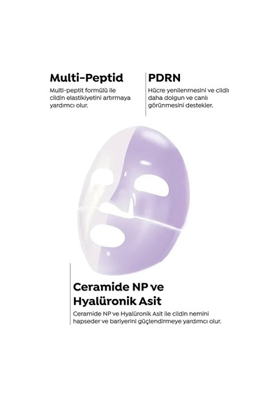Dermal Seoul Face Gül Rose Pdrn Onarıcı Glow Hidrojel Maske Ve Peptid Eriyen Maske
