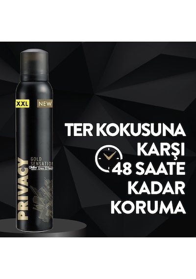 Privacy Gold Erkek Sprey Deodorant 6 x 200 ML