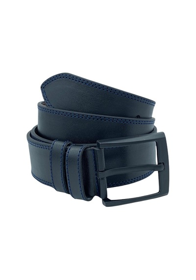 Süzer Deri x 4.5 Cm. Spor Suni Deri Dikişli Model Kemer Siyah (520968916)