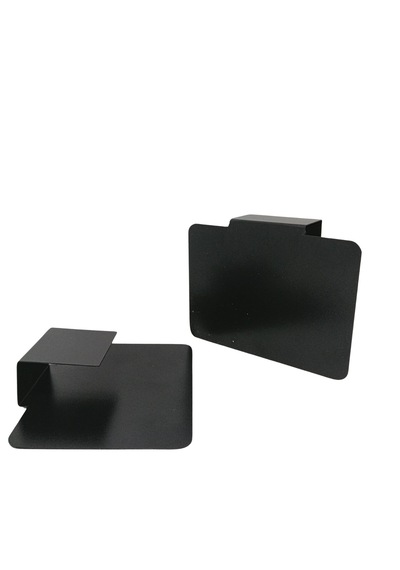 10 Adet Silinebilir Siyah Pvc Etiket 9x6 Cm 20 Mm Geçme Takma