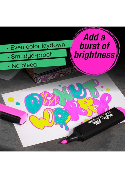 Faber-castell Graffiti Textliner 46, 8x Diğer