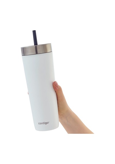 Contigo Spillproof Tumbler Vakumlu Bardak 720ml 2212917 Beyaz