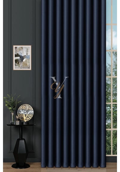 Blackout Fon Perde V-2035 Lacivert Lacivert
