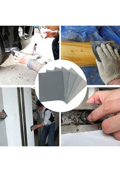 Far Temizleme Zımpara Seti Su Zımpara'sı 600-1000-1500 Kum