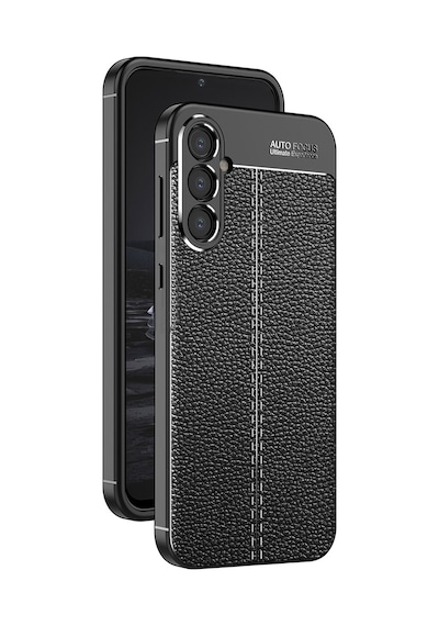 Apsuwa Samsung Galaxy Uyumlu S24 Kılıf Niss Deri Dokulu Silikon