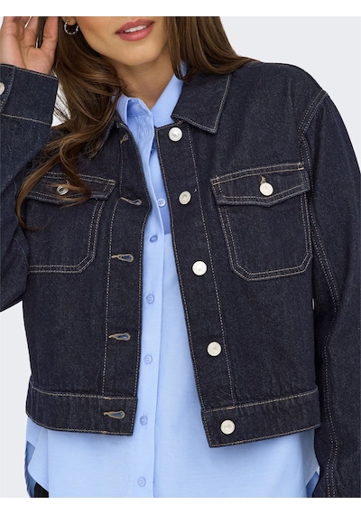 Onllumı Ls Jacket Dnm Pım Noos Kadın Mavi Denim Ceket - 15339977 Mavi