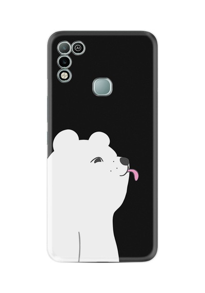 Infınıx Hot 11 Play Kılıf Silikon Desen Özel Seri Panda Sevimli 1738
