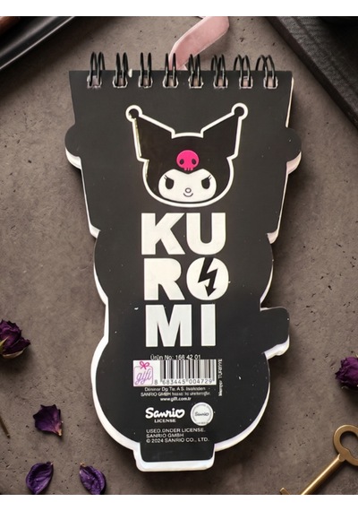 Kuromi &hello Kitty Lisanslı Özel Kesim Bloknot Not Defteri Çok Renkli