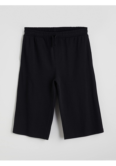 Lc Waikiki Lcwaıkıkı Classic Siyah Standart Kalıp Erkek Bermuda Şort New Black