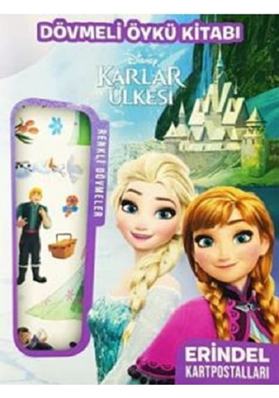 Disney Karlar Ülkesi-Dövmeli Öykü Kitabı-Erindel Kartpostalları- Doğan ve Egmont Yayıncılık