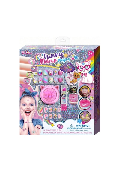 Tokidas Funny Makeup Playing Glow İn The Dark Takma Tırnaklı Makyaj Güzellik Seti