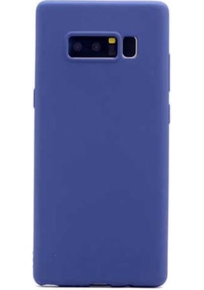 Zore Galaxy Note 8 İle Uyumlu Premier Silikon Kılıf Lacivert
