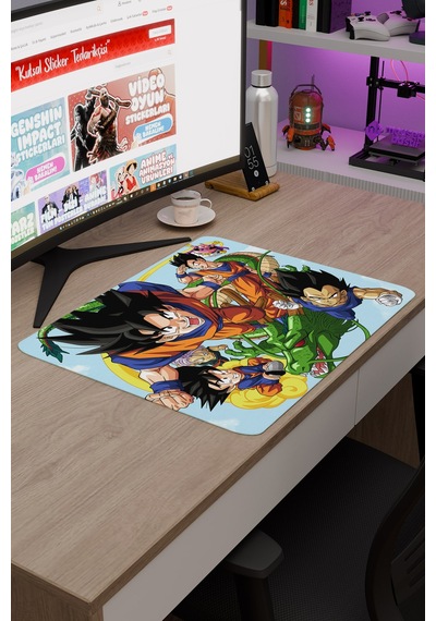 Dragon Ball Anime V1 - 48x40 Xl Gaming Kauçuk Kaymaz Taban Mouse Pad Fare Altlığı
