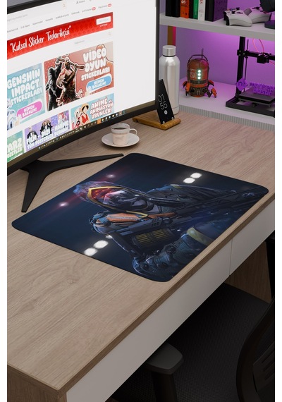 Killzone Kaymaz Dikişli Kauçuk Oyuncu Mousepad V5 - 48x40 Xl Gaming Mouse Pad Fare Altlığı