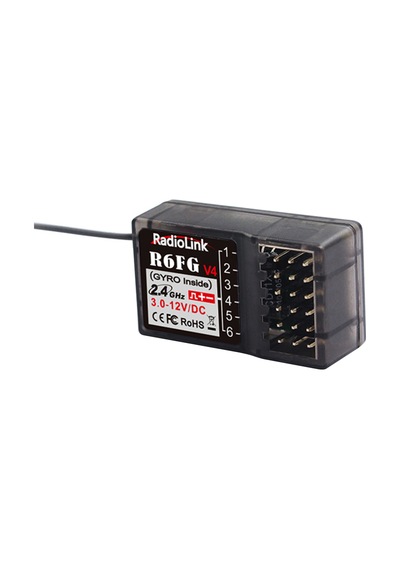 Leezsing Radiolink R6fg V4 2.4g 6ch Fhss Alıcı Jiroskopu Rc6gs V2/rc4gs V2/t8s/t8fb Rc Verici İçin