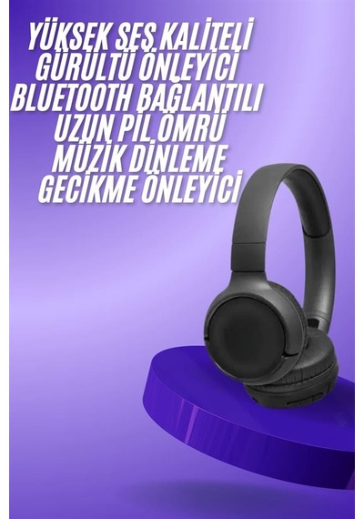 2025 Model Kulak Üstü Bluetooth Hoparlör Anc Özellikli Çok Renkli