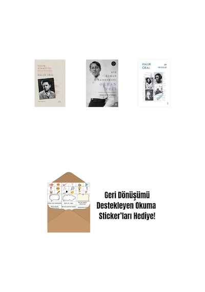 Nazım Hikmet'in Yolculuğu Ciltli + Bir Roman Kahramanı Orhan Veli Ciltli + Şiir Hikâyeleri + Okuma Sticker'ları