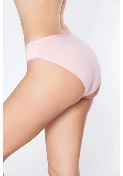12 Adet Tutku Elit Bayan Bambu Bikini Külot Karışık Renk 2711 Çok Renkli