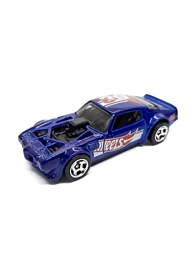 Hot Wheels 1970 Pontiac Firebird - Team Wheels Mavi 1/64 Diecast Model Araba Çok Renkli
