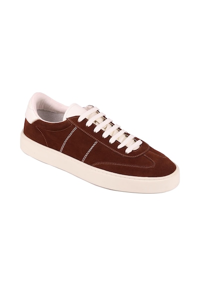 Shoetyle - Koyu Kahverengi Hakiki Süet Bağcıklı Erkek Sneaker 666-3071-1248 Kahve Rengi Shoetyle - Koyu Kahverengi Hakiki Süet Bağcıklı Erkek Sneaker 666-3071-1248 Kahve Rengi